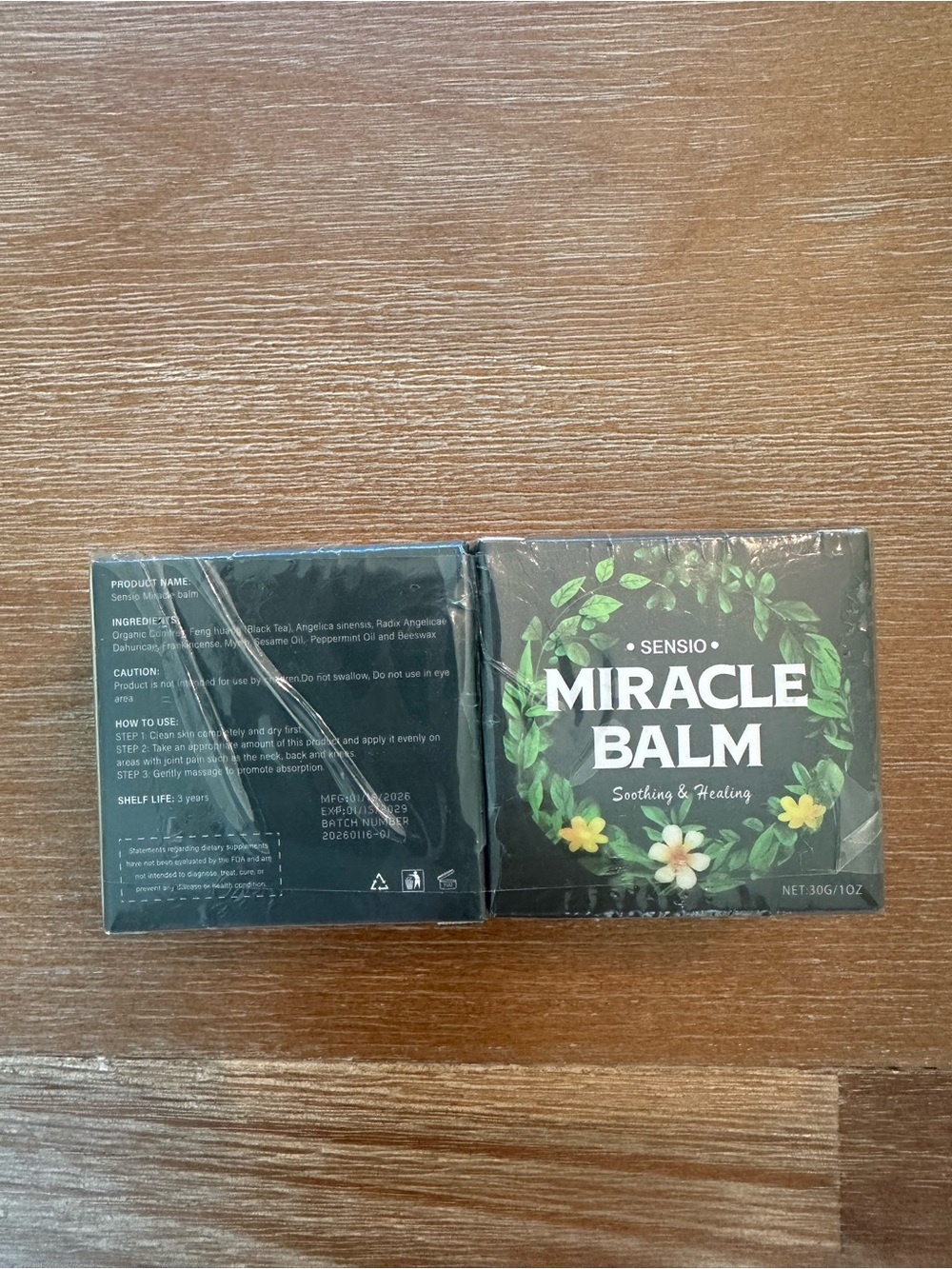 SENSO Miracle Balm Soothing & Healing Moisturizer - Black